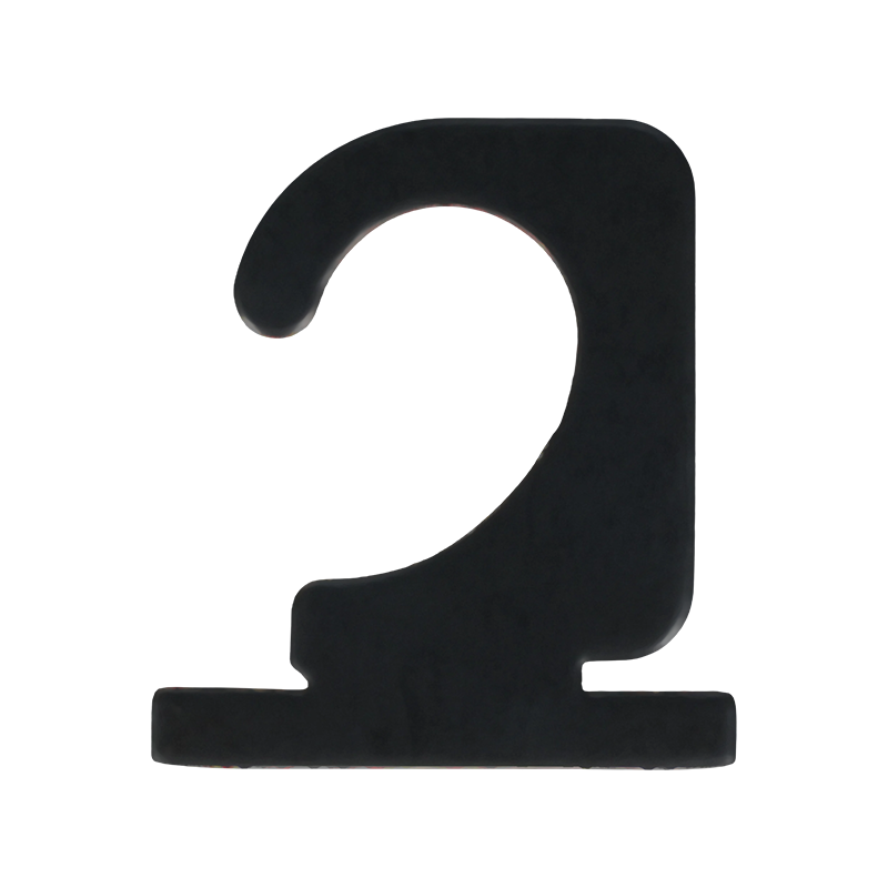 Black Cardboard Sock Retail Display Hook